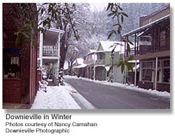 Downieville in Winter